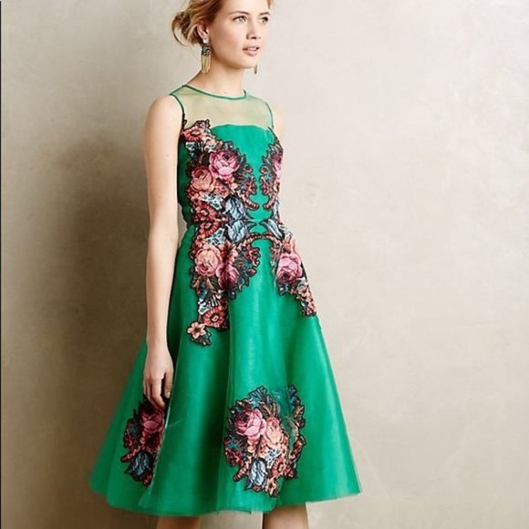 Anthropologie Sachin Babi Coral Tree Dress NWOT - Picture 3 of 14